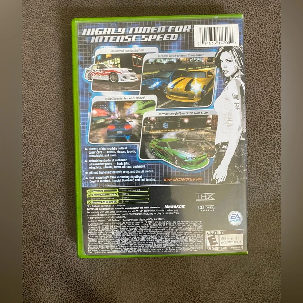 Need for Speed: Underground (Microsoft Xbox, 2003)
